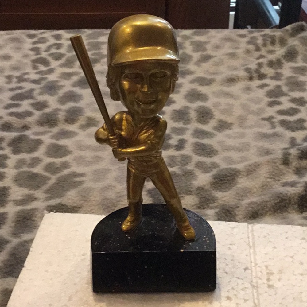 Bobble-head Resin Baseball Award/Trophy